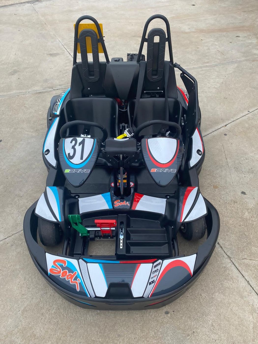 Sodi 2Drive, el kart biplaza de dos asientos