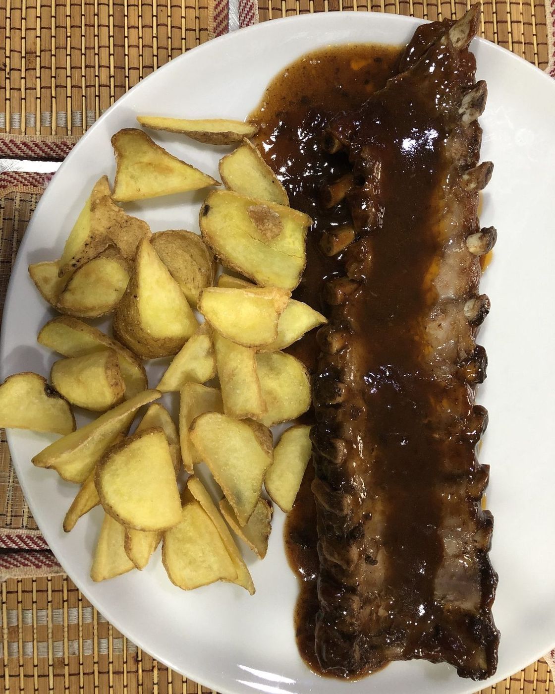 Costillar asado